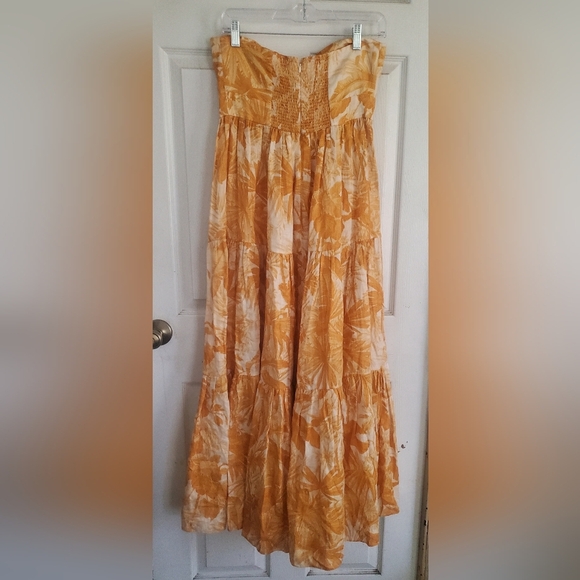 Zimmerman Mae Tie Tiered All Over Floral Print Maxi Dress, Size 2 100% Linen - Picture 6 of 12